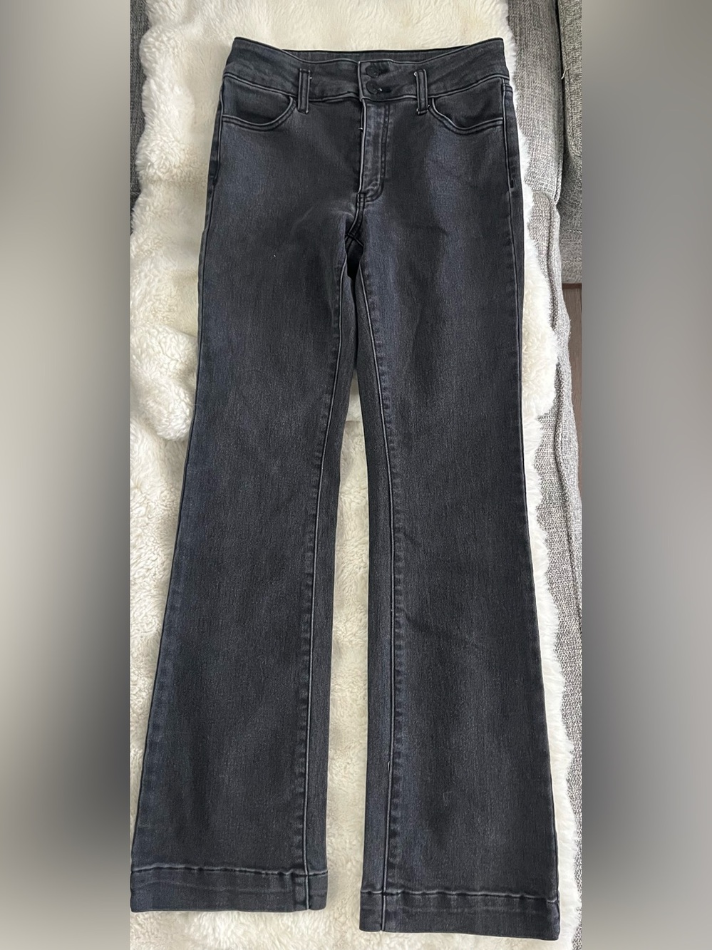 Ashley Mason Black Wide-Leg Jeans